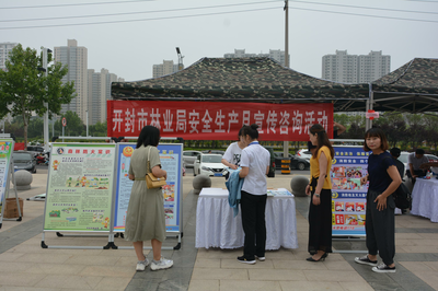 开封市林业局积极开展“安全生产咨询日”咨询现场与服务创新传递绿色安全理念